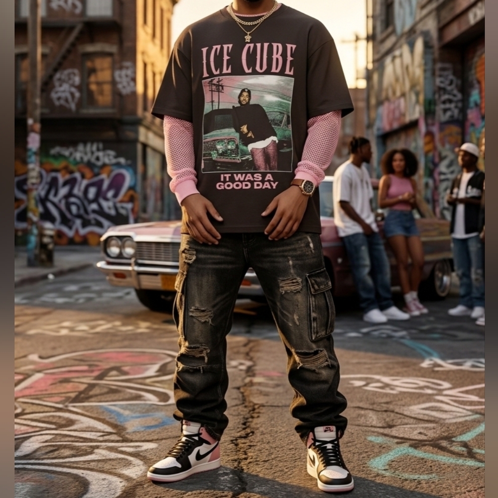 Ice Cube "It Was A Good Day" Oversized Graphic T-Shirt - 3XL | 2023